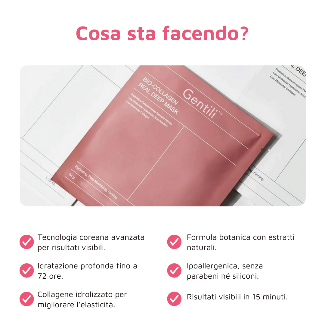 Maschera al Bio-Collagene Gentili™
