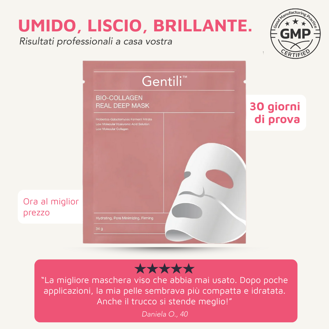 Maschera al Bio-Collagene Gentili™